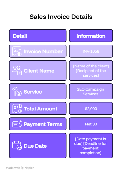 Sales Invoice