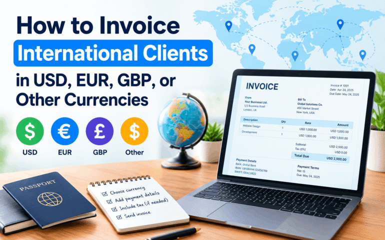 Invoice International Clients