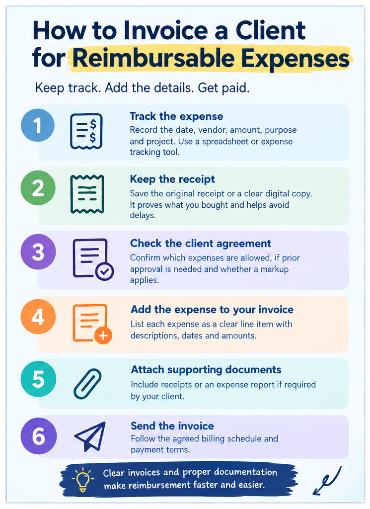 Track Reimbursable Expenses